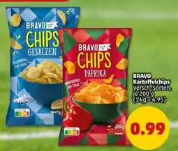 PENNY BRAVO Kartoffelchips Angebot