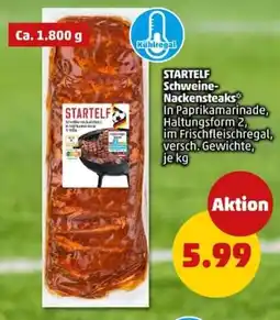 PENNY STARTELF Schweine- Nackensteaks Angebot