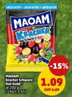 PENNY MAOAM KRACHER Kracher Schwarz- Rot-Gold Angebot
