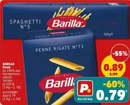 PENNY BARILLA Pasta Angebot