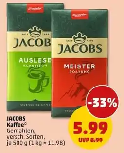 PENNY JACOBS Kaffee Angebot