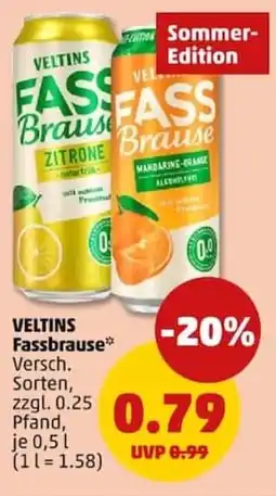 PENNY VELTINS Fassbrause Angebot