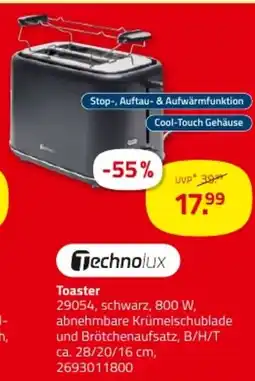 ROLLER Technolux Toaster 29054 Angebot