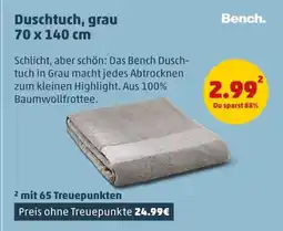 PENNY Bench Duschtuch, grau 70 x 140 cm Angebot
