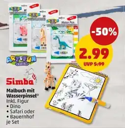 PENNY Simba Malbuch mit Wasserpinsel Angebot