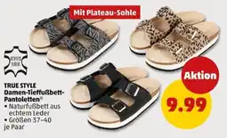 PENNY TRUE STYLE Damen-Tieffuẞbett- Pantoletten Angebot