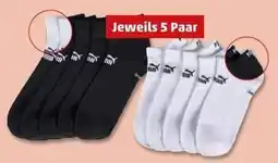 PENNY PUMA Sneaker- oder Quartersocken Angebot