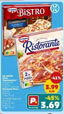 PENNY Dr. Oetker Bistro Flammkuchen Elsässer Art Angebot