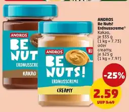 PENNY ANDROS Be Nuts! Erdnusscreme Angebot