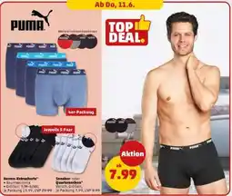 PENNY Sneaker- oder Quartersocken Angebot
