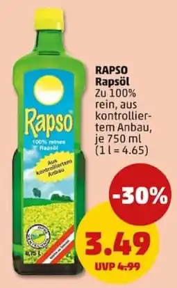 PENNY RAPSO Rapsöl Angebot
