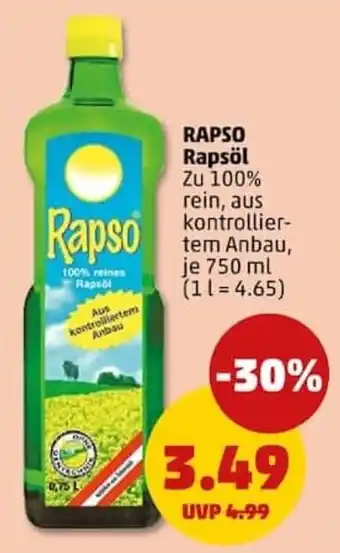 PENNY RAPSO Rapsöl Angebot