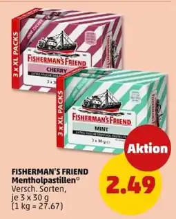 PENNY FISHERMAN'S FRIEND Mentholpastillen Angebot