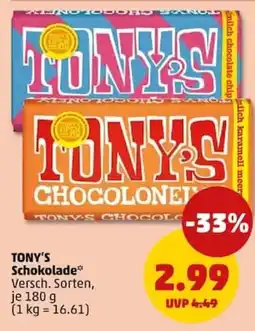 PENNY TONY'S Schokolade Angebot
