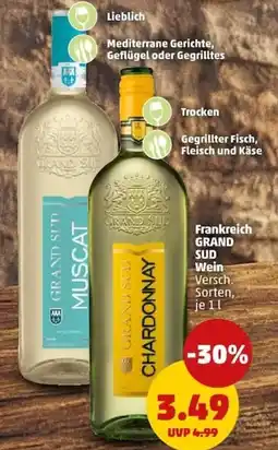 PENNY Frankreich GRAND SUD Wein Angebot