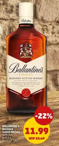 PENNY BALLANTINE'S Blended Scotch Whisky Angebot