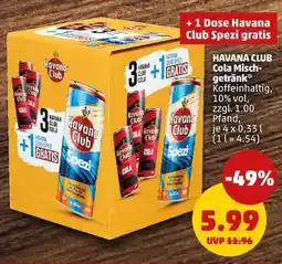 PENNY HAVANA CLUB Cola Mischgetränk Angebot
