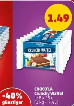 PENNY CHOCO'LA Crunchy Waffel Angebot