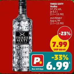 PENNY THREE SIXTY Vodka Angebot