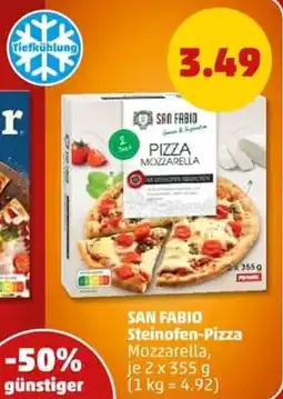 PENNY SAN FABIO Steinofen-Pizza Mozzarella Angebot