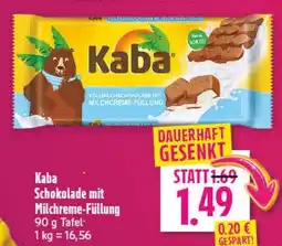 diska Kaba Schokolade mit Milchreme-Füllung Angebot