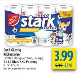 diska Gut & Günstig Küchentücher Angebot