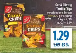 diska Gut & Günstig Tortilla Chips Angebot