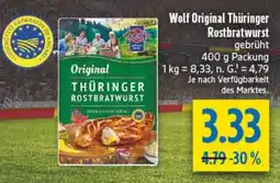 diska Wolf Original Thüringer Rostbratwurst gebrüht Angebot