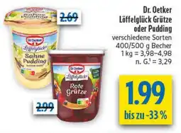 diska Dr. Oetker Löffelglück Grütze oder Pudding Angebot