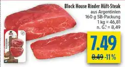 diska Block House Rinder Hüft-Steak Angebot