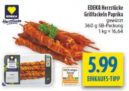 diska EDEKA Herzstücke Grillfackeln Paprika Angebot