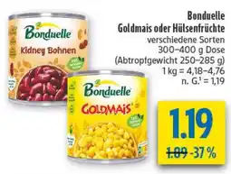 diska Bonduelle Goldmais oder Hülsenfrüchte Angebot
