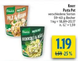 diska Knorr Pasta Pot Angebot