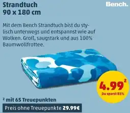 PENNY Bench Strandtuch Angebot