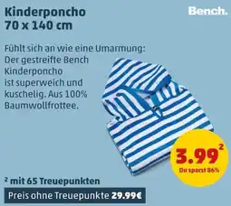 PENNY Bench Kinderponcho Angebot