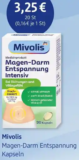 dm drogerie Mivolis Magen-Darm Entspannung Kapseln Angebot