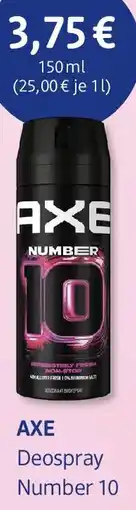 dm drogerie AXE Deospray Number 10 Angebot