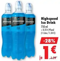 Mäc Geiz Highspeed Iso Drink Angebot
