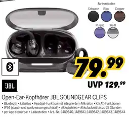 MEDIMAX Open-Ear-Kopfhörer JBL SOUNDGEAR CLIPS Angebot