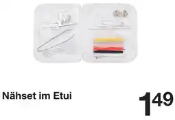 Zeeman Nähset im Etui Angebot