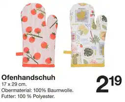 Zeeman Ofenhandschuh Angebot