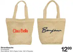 Zeeman Strandtasche Angebot