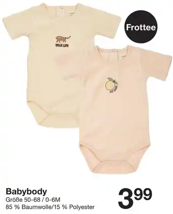 Zeeman Babybody Angebot