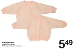 Zeeman Babysweater Angebot