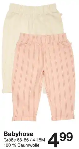 Zeeman Babyhose Angebot