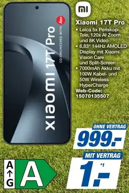 expert Techno Land Xiaomi 17T Pro Angebot