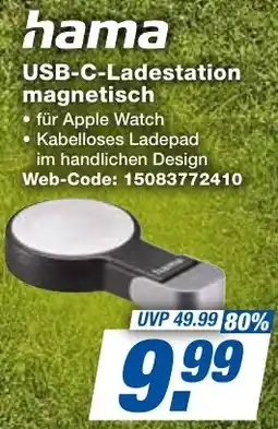 expert Techno Land hama USB-C-Ladestation magnetisch Angebot