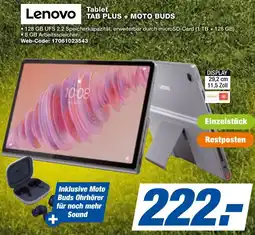 expert Techno Land Lenovo Tablet TAB PLUS+ MOTO BUDS Angebot