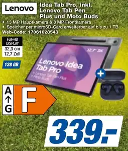 expert Techno Land Lenovo Idea Tab Pro, inkl. Lenovo Tab Pen Plus und Moto Buds Angebot