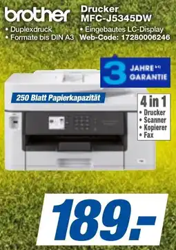 expert Techno Land brother Drucker MFC-J5345DW Angebot